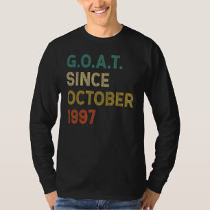 Camiseta 25 Aniversário De 25 Anos De Idade Caprino Desde O