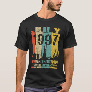 Camiseta 25 Aniversário De Julho De 1997 25 Anos De Incríve