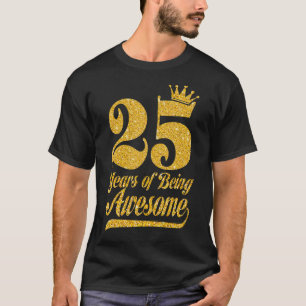 Camiseta 25 Aniversário Rainha 25 Anos De Incrível Corvo