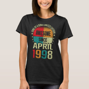 Camiseta 25 Anos De Fantasia Desde ABRIL 1998 Vintage 25 Bi