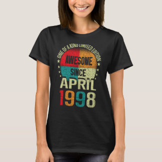 Camiseta 25 Anos De Fantasia Desde ABRIL 1998 Vintage 25 Bi