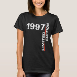 Camiseta 25 Birthday Man Vintage 1997 Aniversário