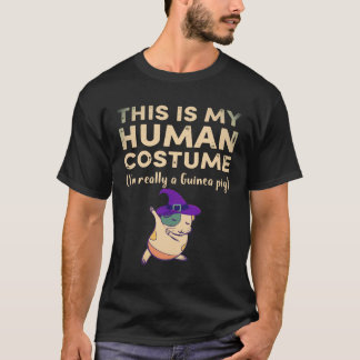 Camiseta 25 Este É Meu Disfarce Humano Eu Sou Mesmo Porquin