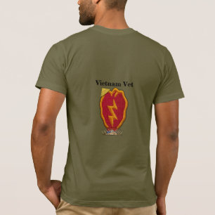 Camiseta 25 ID Divisão de Infantaria Veteranos Vets LRRPS