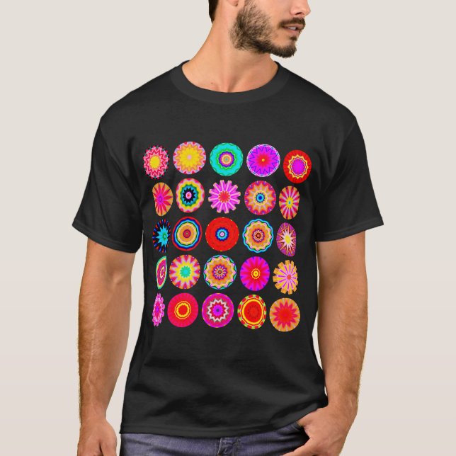Camiseta 25 mandalas II (Frente)