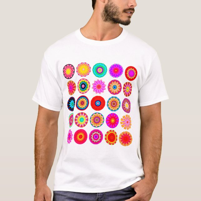 Camiseta 25 Mandalas II - Personalizado (Frente)