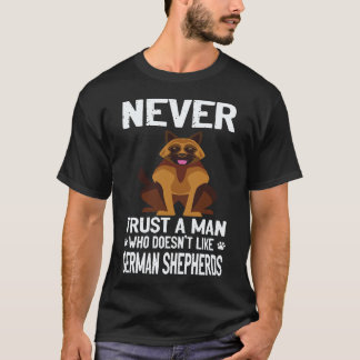 Camiseta 25 Nunca Confie em um Homem que Não Gosta de Pasto
