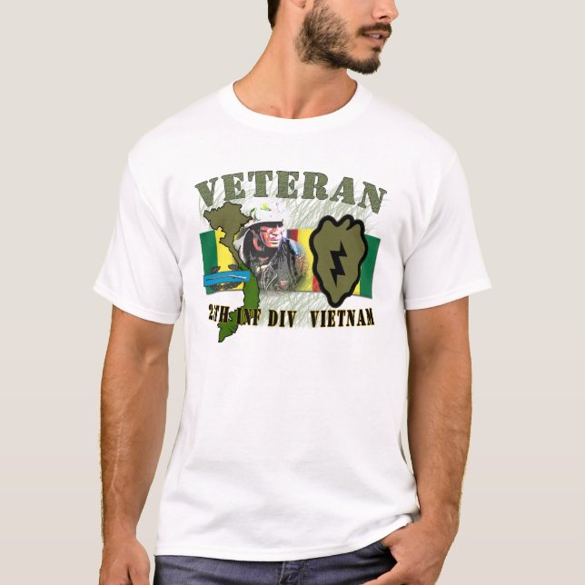 Camiseta 25o Inf Div - Vietnam (w/CIB) (Frente)