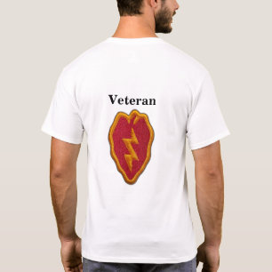 Camiseta 25o Veterinários LRRP dos veteranos da divisão d