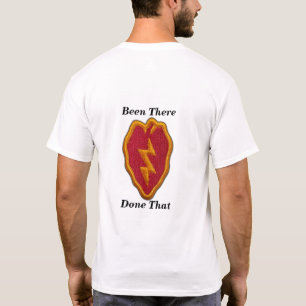 Camiseta 25os veterinários LRRPS dos veteranos da divisão