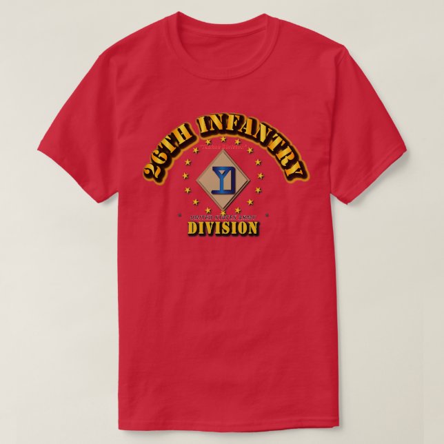 Camiseta 26ª Divisão de Infantaria Divisão Yankee (Frente do Design)