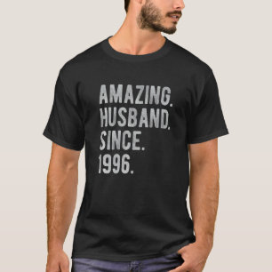 Camiseta 26º Aniversário De Casamento Para Ele Um Marido In