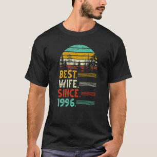 Camiseta 26º Aniversário Engraçado Melhor Esposa Desde 1