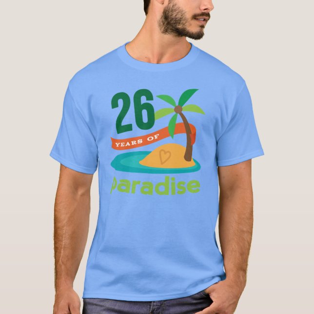 Camiseta 26º Aniversário Engraçado Presente Para Ela (Frente)