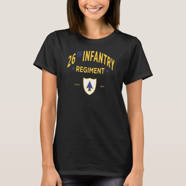 Camiseta 26º Regimento de Infantaria - Mulheres Militares d (Frente)