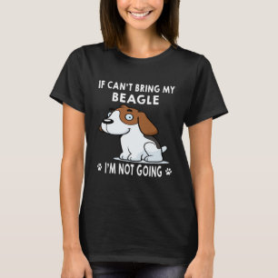 Camiseta 266 Se eu não puder trazer meu beagle eu não vou
