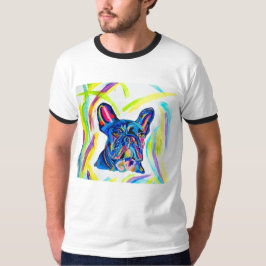 Camiseta 267 - Bulldog French Love T-Shirt