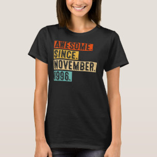 Camiseta 26.º Aniversário Impressionante Desde novembro de
