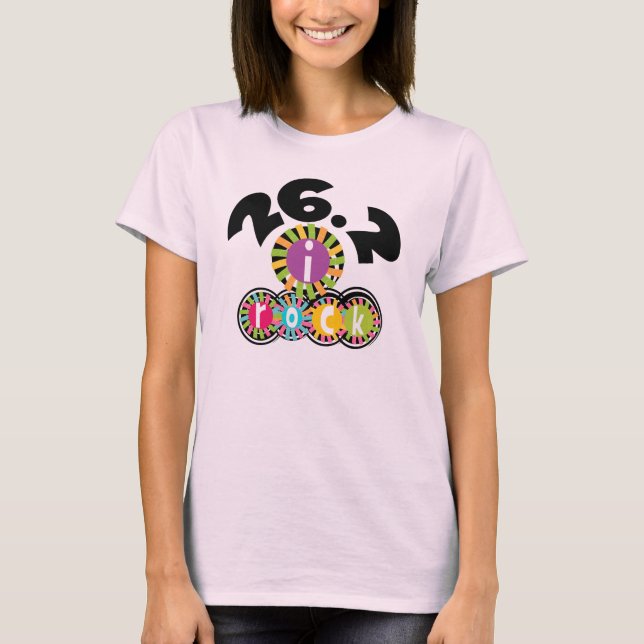 Camiseta 26.2 I Rock T-shirts (Frente)