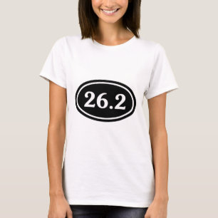 Camiseta 26,2 Oval da maratona (#SOU2)