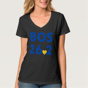 Camiseta 26 2 Segunda-feira Maratona Design Maratona Boston