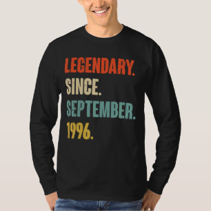 Camiseta 26 anos, 26 anos, lendária de aniversário desde se