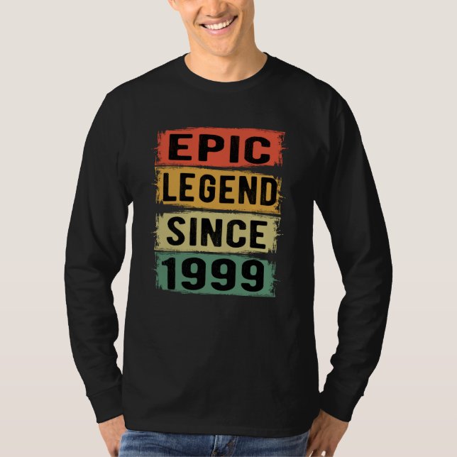 Camiseta 26 anos Legenda Epic Bday 26 Presente de Aniversár (Frente)