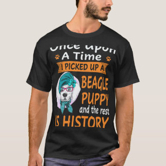 Camiseta 26 Era Uma Vez - Beagle Cachorrinho Beagle