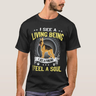 Camiseta 26 Eu Vejo Um Ser Vivo Eu Vejo Um Amigo Eu Sinto U