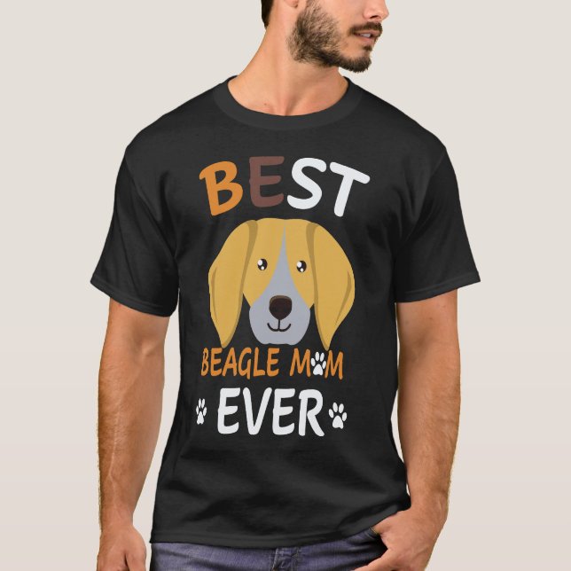 Camiseta 26 Melhor Beagle Mãe Eterna Beagle (Frente)