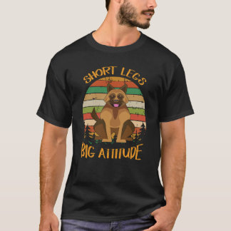 Camiseta 26 Pernas Curtas Grande Atitude Cachorro Alemão Fo