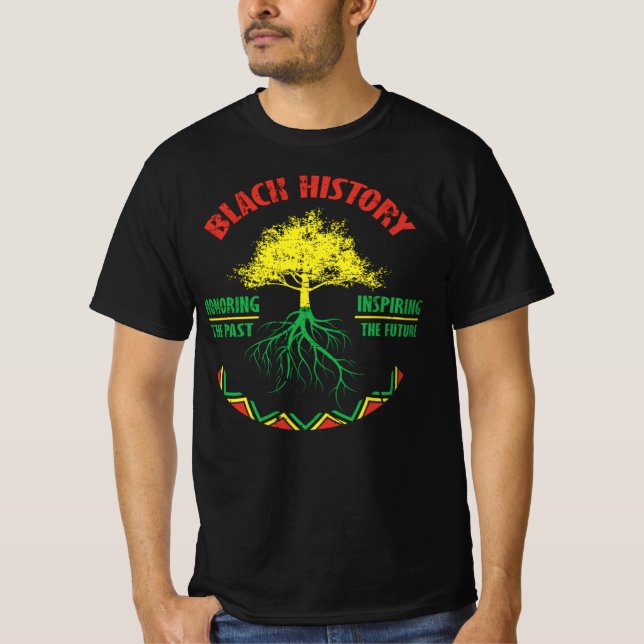 Camiseta 26 Roupa do Orgulho Africano na História Negra Mês (Frente)