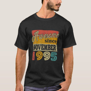 Camiseta 26 Years Old Decoration Awesome Since November 199