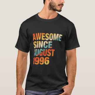 Camiseta 26Th Awesome Since August 1996 26