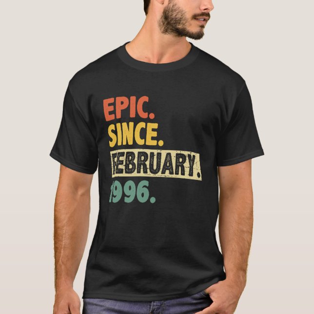Camiseta 27.º aniversário da Epic desde fevereiro de 1996 2 (Frente)