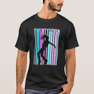 Camiseta 27.º aniversário de dança para raparigas Hiphop Da