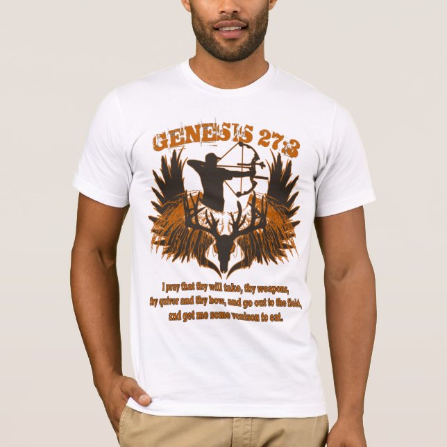 Camiseta 27:3 da génese (Frente)