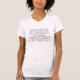 Camiseta 27:4 dos salmos