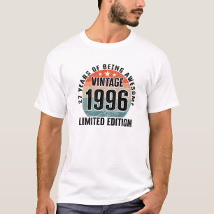 Camiseta 27 Anos De Espetacular Vintage 1996 Limited Edi