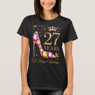 Camiseta 27 Anos Sendo Espetacular 27 Anos 27 Anos