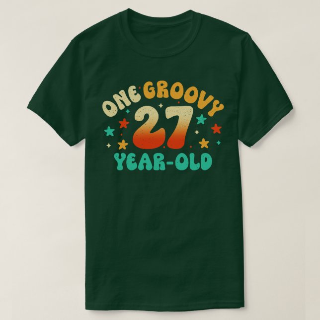 Camiseta 27.o aniversário (Frente do Design)