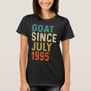 Camiseta 27.o aniversário do GOAT de 27 anos desde julho de