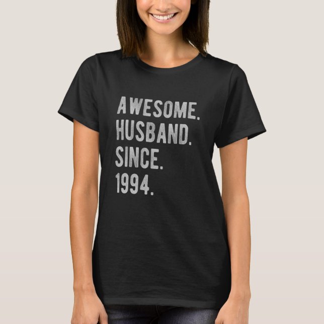Camiseta 28º Aniversário De Casamento Para Ele Espetacular  (Frente)