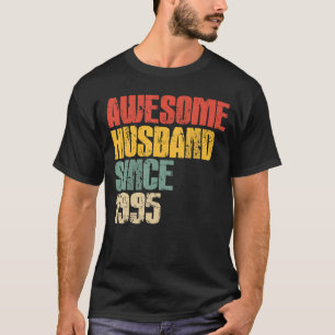 Camiseta 28º Aniversário de Casamento para Him Incrível Hus