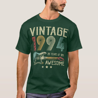 Camiseta 28º Aniversário Mulheres Mens Vintage Incrível 199
