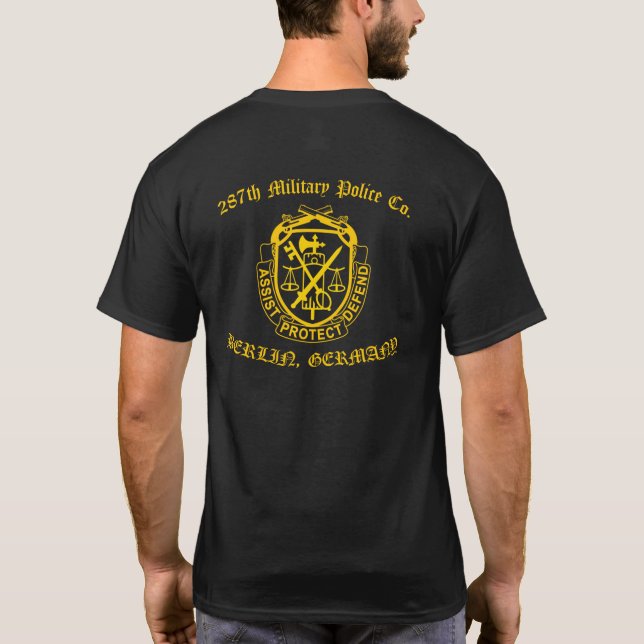 Camiseta 287.º Veterano da Polícia Militar (Verso)