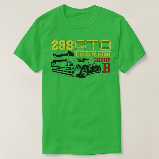 Camiseta 288 GTO Evoluzione (Frente do Design)