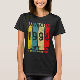 Camiseta 28 Aniversário Vintage 1994 28 anos