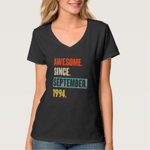 Camiseta 28 anos 28 anos Aniversário fantástico desde setem