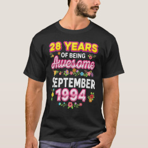 Camiseta 28 Anos De Esforço Desde O Bir De Setembro De 1994